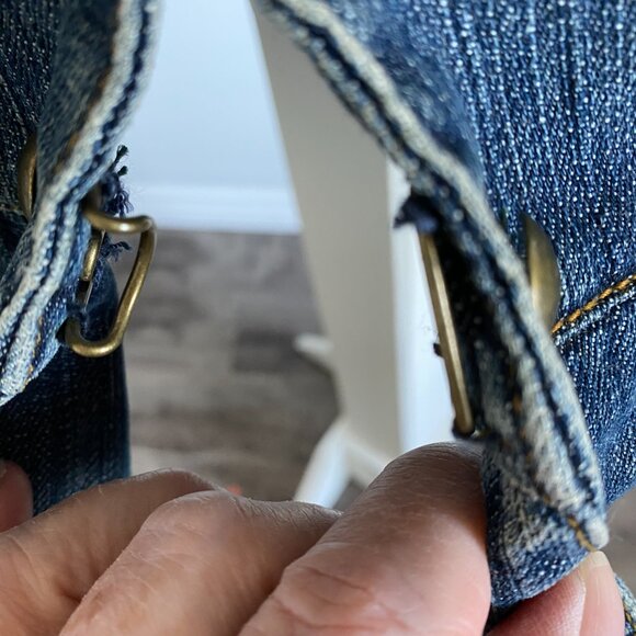 Faded Glory Denim Coat Vintage - Picture 14 of 16